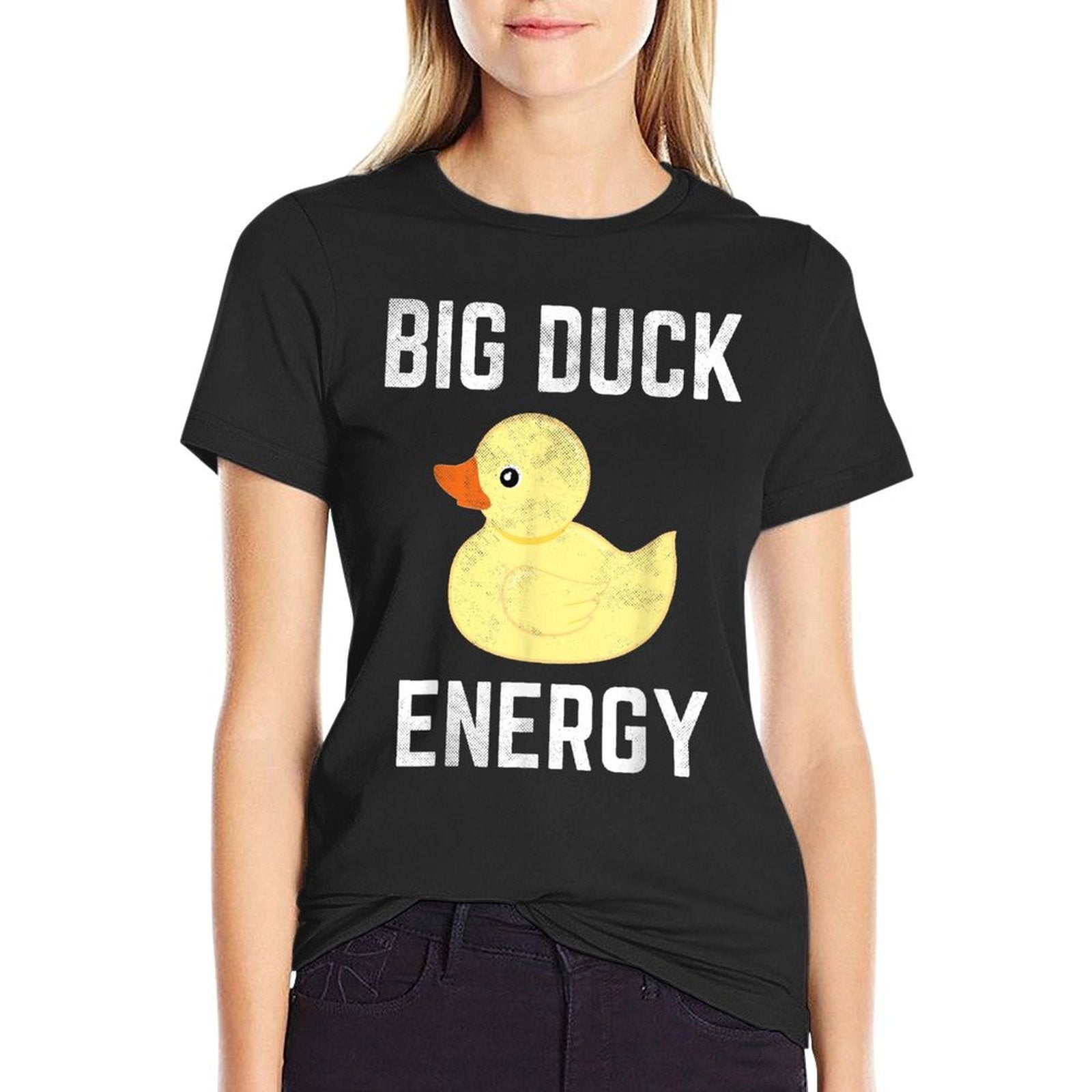 Big Duck Energy Funny Meme Yellow Rubber Ducky  Lightweight T-Shirt