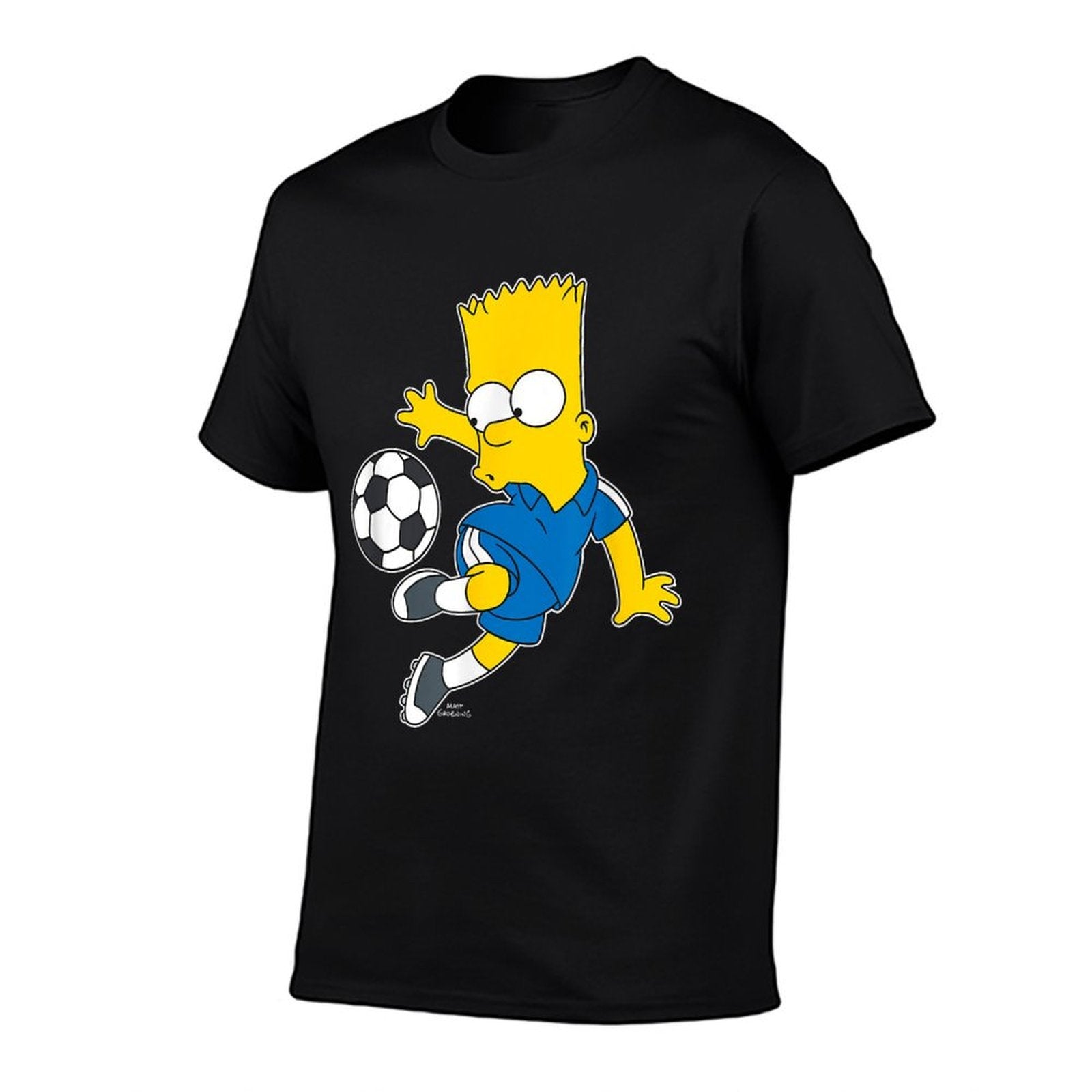 The Simpsons Bart Simpson Soccer Ball Kick Up  Stretchy T-Shirt