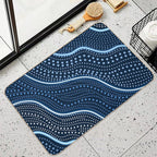 Aboriginal Australian Art  Non-Slip Bath Mat