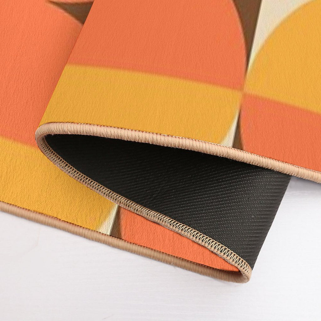 Mid Century Modern Geometric Abstract Pattern 727  Absorbent Bath Mat