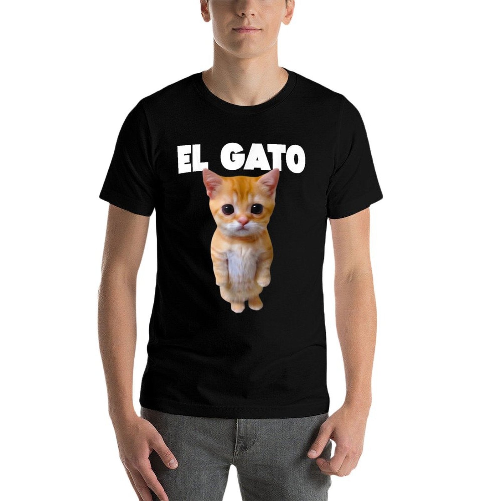 El Gato Cat Meme Cat Lover Funny Memes Internet Memes Gen-Z for Men Women Kids  Relaxed-fit T-Shirt