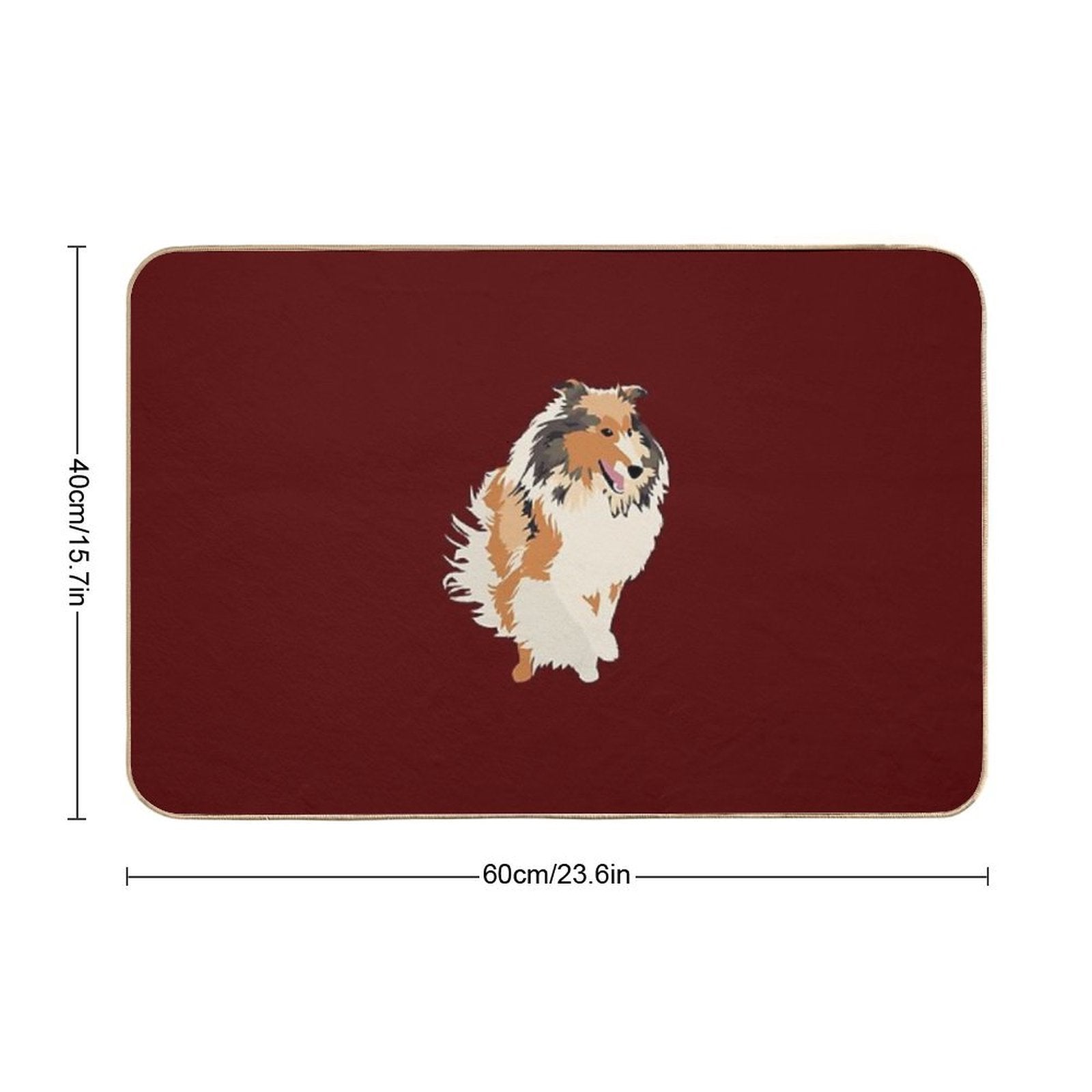 A&M Collie V.2  Non-Slip Bath Mat