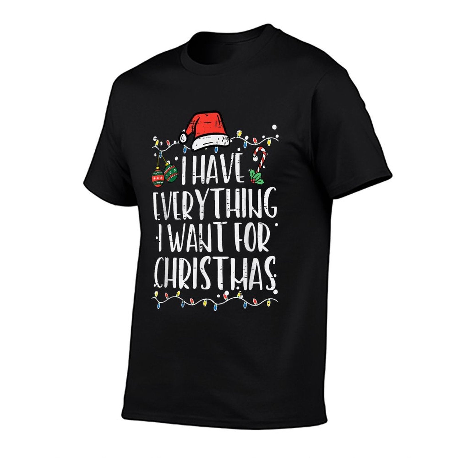 Have Everything I Want Christmas Xmas Match Men Women Kids  Slim-fit Cut T-Shirt