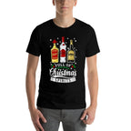 Drinking Alcohol Christmas Party Gift Full of Christmas Spirits Vodka Tequila Whiskey Xmas Party  Affordable Price T-Shirt