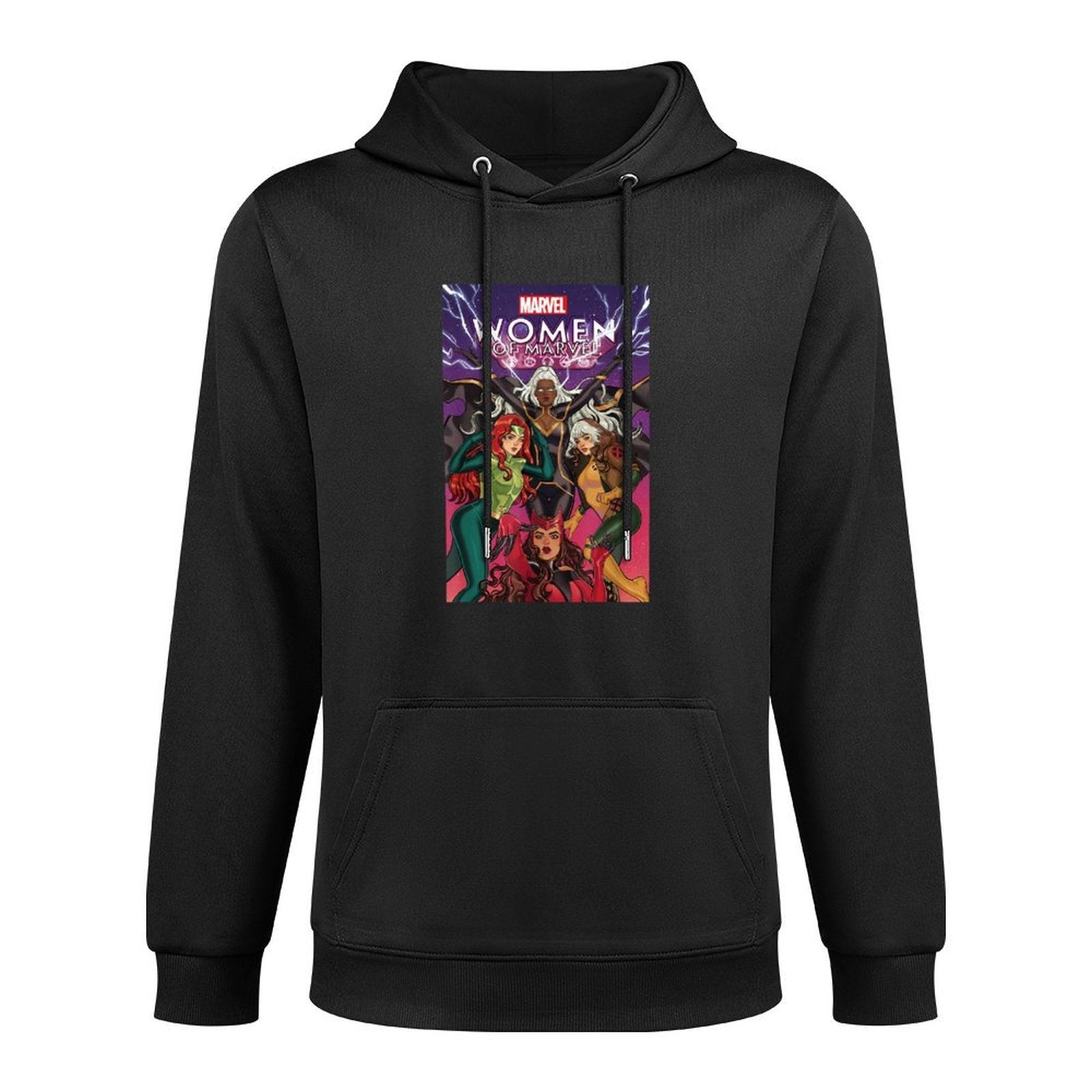Marvel Women of Marvel Storm Rogue Jean Grey Scarlet Witch Versatile Streetwear Hoodie