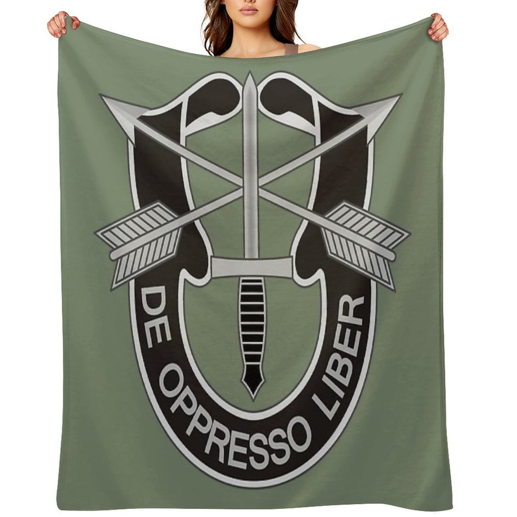 Special Forces - Insignia (United States Army) Quick-dry Throw Blanket