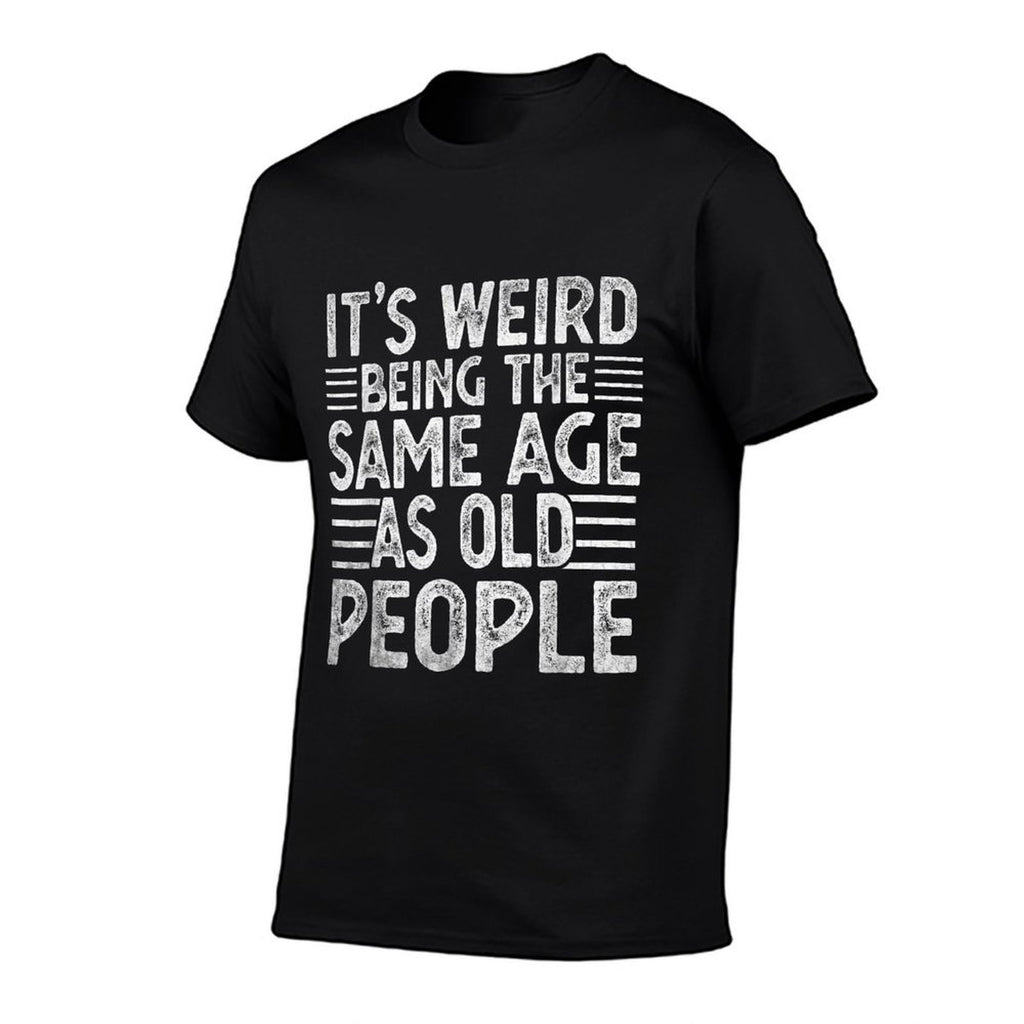 Funny Ts for Men Women Sarcastic Novelty Graphic  Ribbed Collar T-Shirt