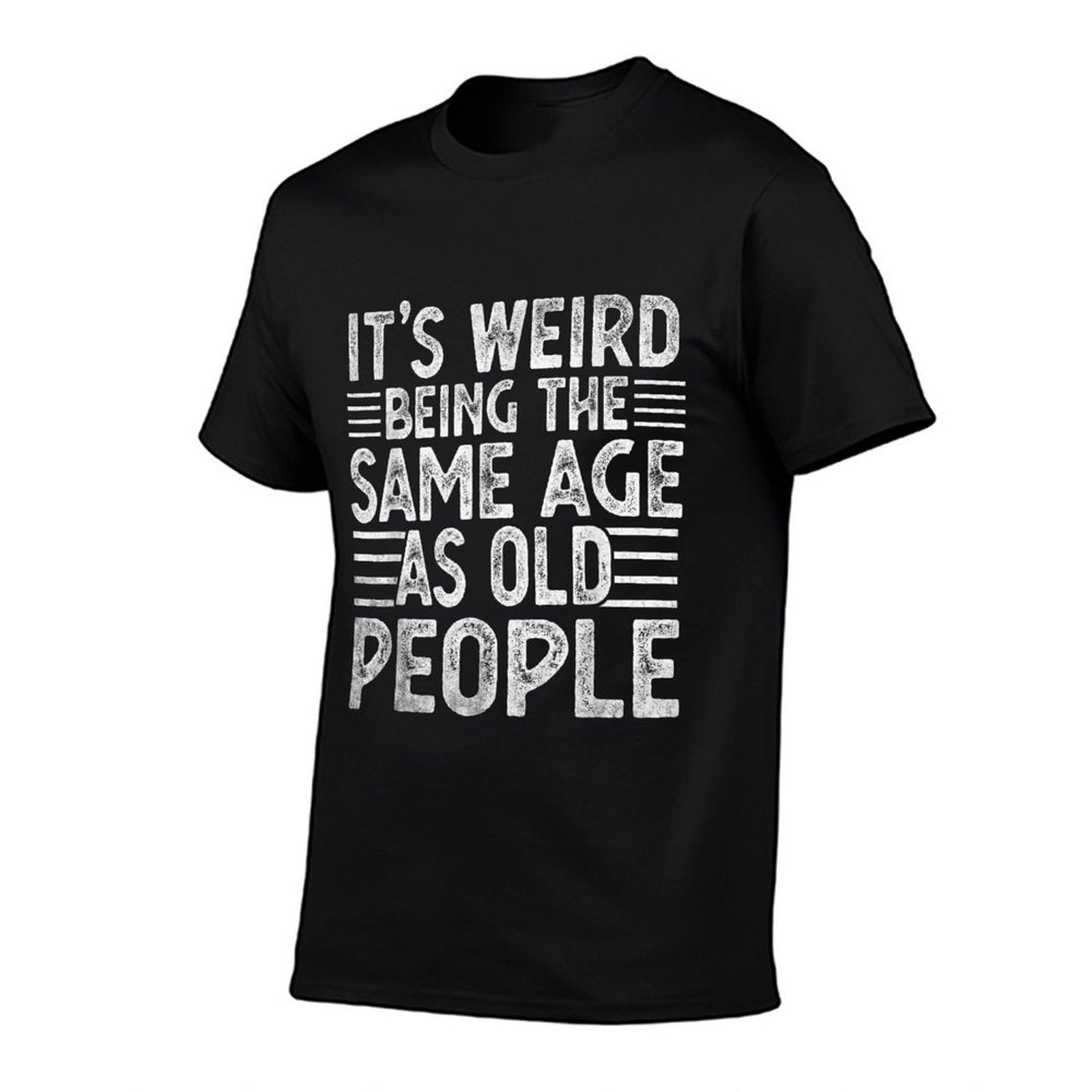 Funny Ts for Men Women Sarcastic Novelty Graphic  Ribbed Collar T-Shirt
