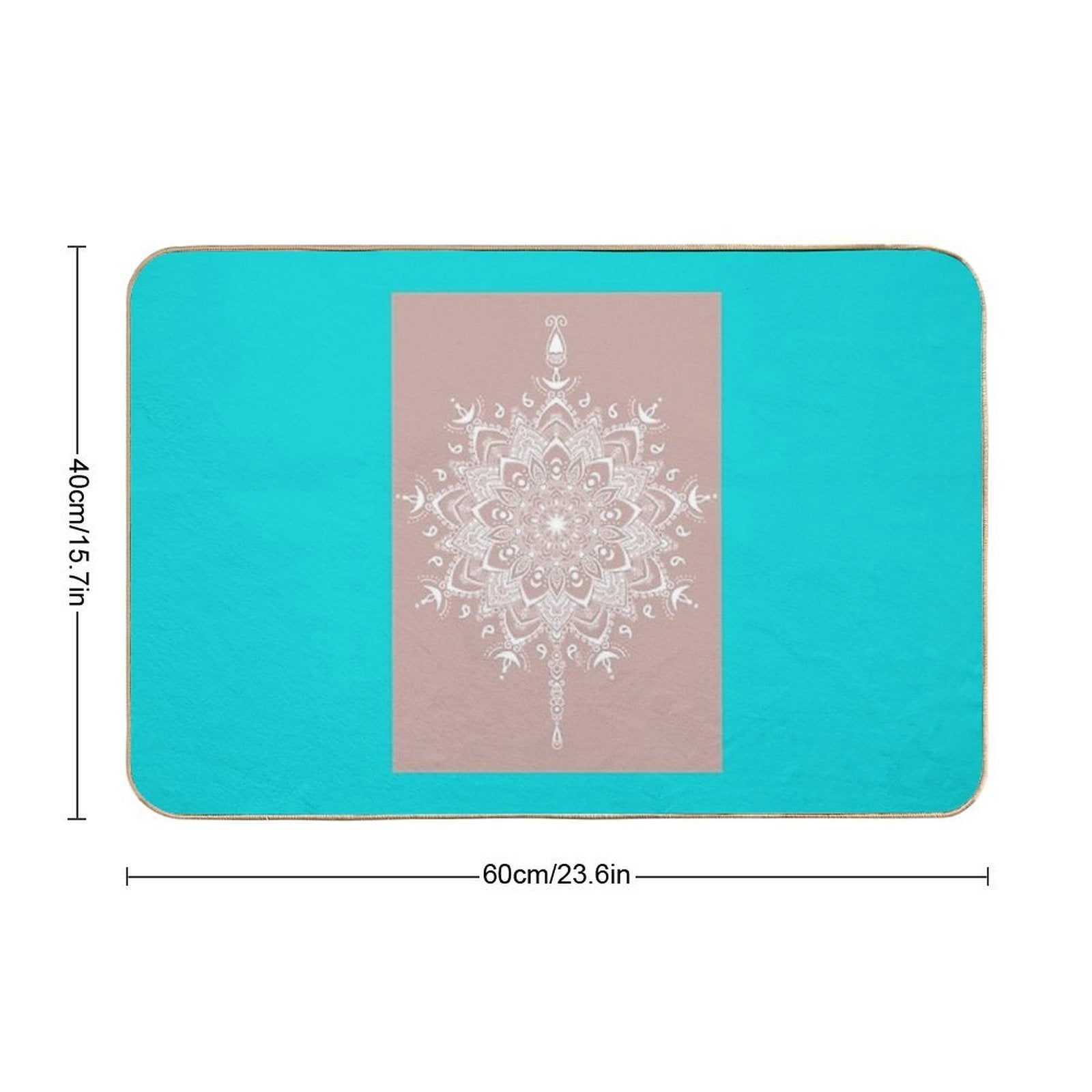 Madala Deco Photographic Print  Easy Maintenance Bath Mat