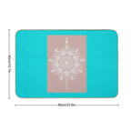 Madala Deco Photographic Print  Eco-Friendly Bath Mat