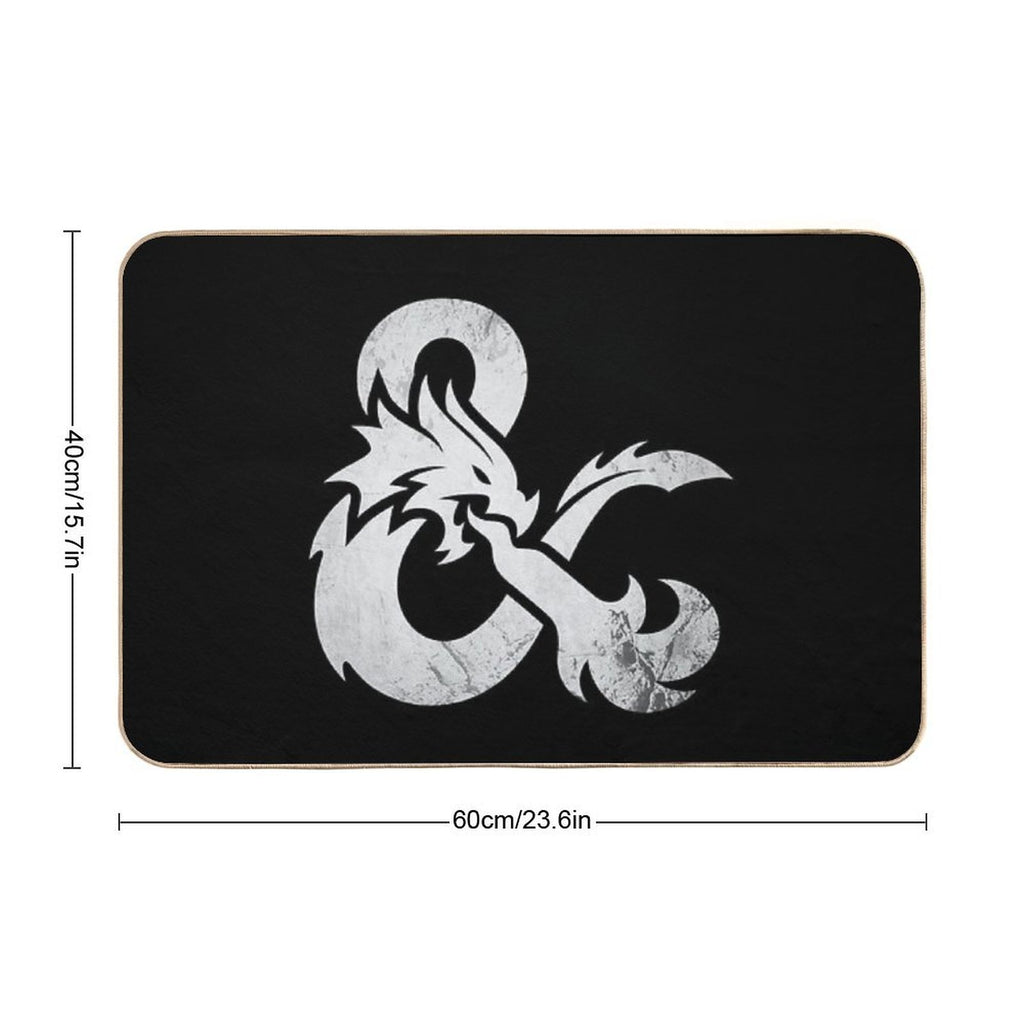 Dungeons & Dragons (Aged)  Eco-Friendly Bath Mat