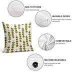 Martini Cocktail Olives  - Olives on A Stick Soft Shrink-Resistant Throw Pillow