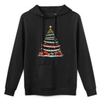 Christmas Tree Piano Keyboard Holiday Music Lover Design Easy Care Hoodie