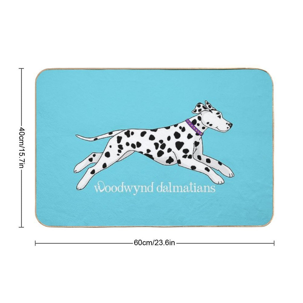 Woodwynd Dalmatians  Anti-Trip Bath Mat