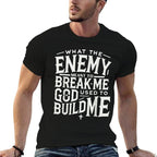 Inspirational Christian Religious Faith Based God Themed  Wrinkle-resistant T-Shirt