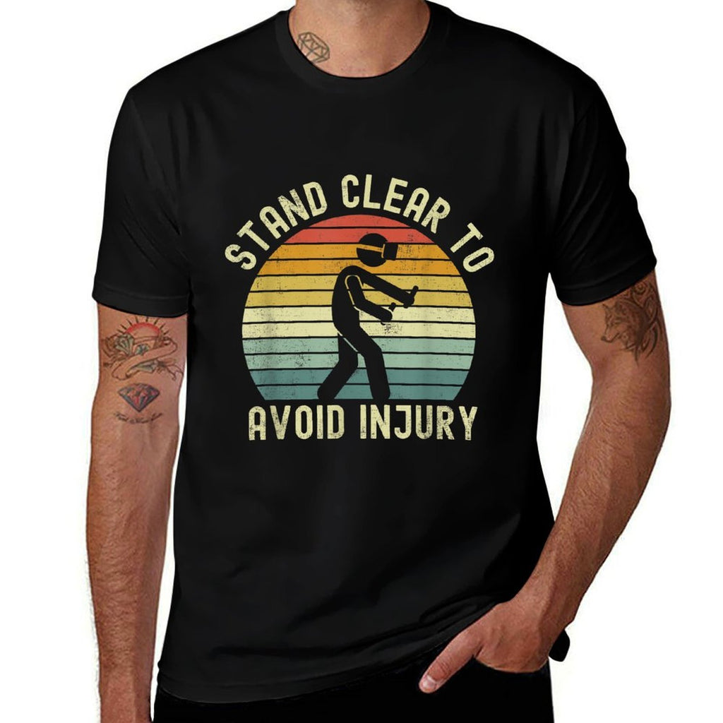 Funny Virtual Reality VR Stay Clear To Avoid Injury  Cotton T-Shirt