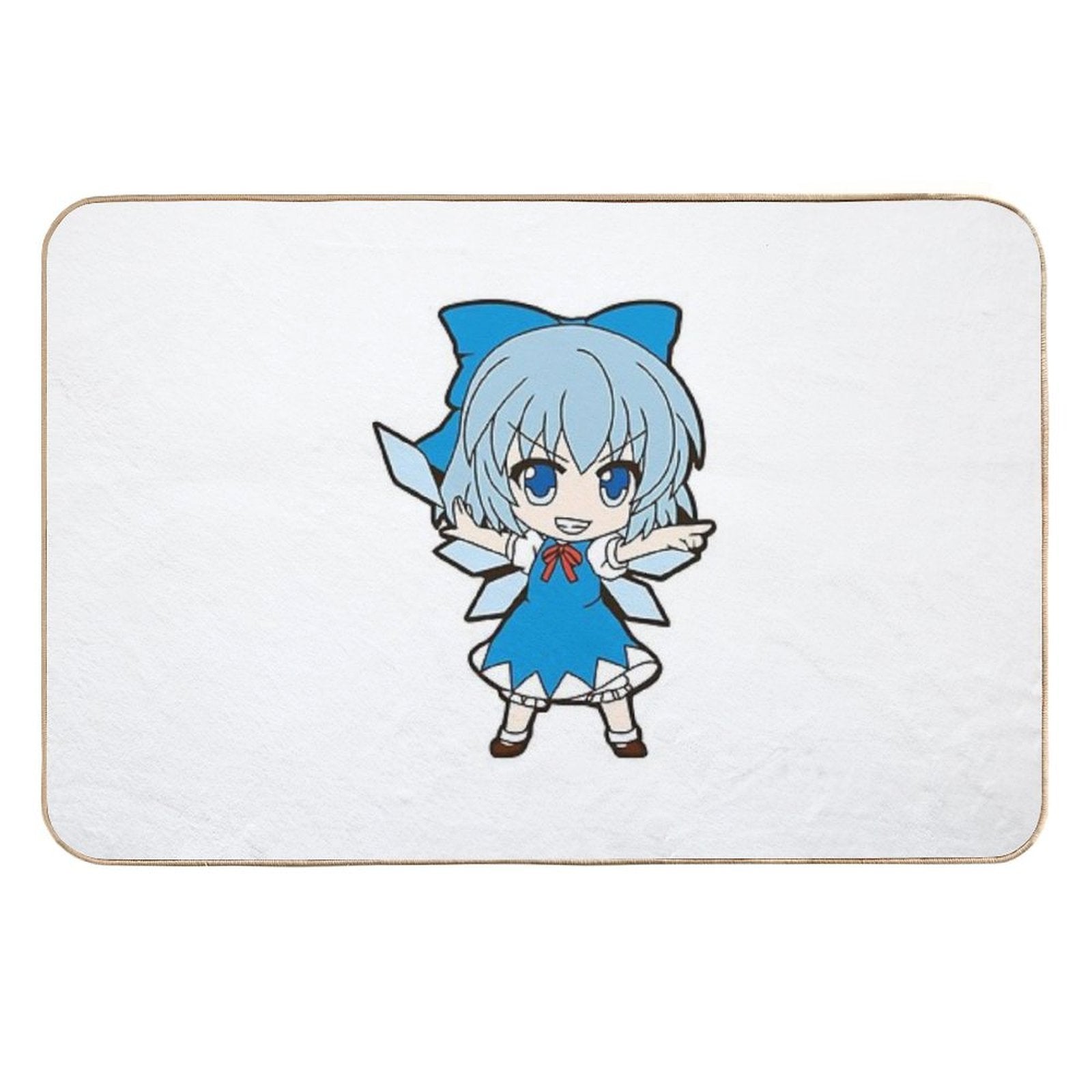 Blue Girl  Rapid-Drying Bath Mat