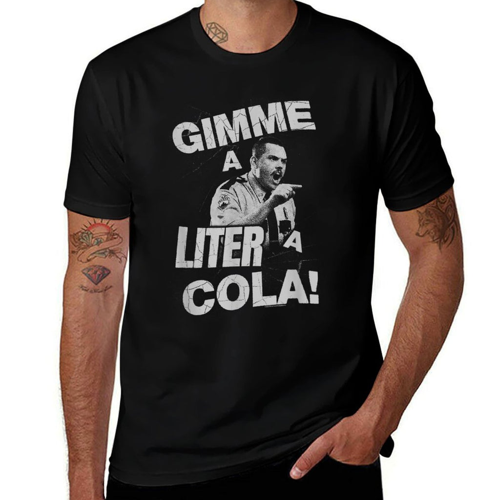 Super Troopers Ramrod Liter A Cola  Ribbed Collar T-Shirt