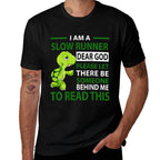 I Am Slow Runner Dear God Please Let There Be Someone (Back)  Classic T-Shirt