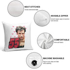 Carlos Sainz Soft Home Decor Throw Pillow