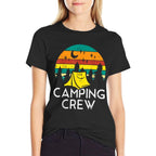 Camping Crew Cute Camper Boys Girls Kids Youth Toddler  Odor-resistant T-Shirt