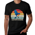 Eastern Bluebird Vintage Sunset, Eastern Bluebird  Vintage-inspired T-Shirt