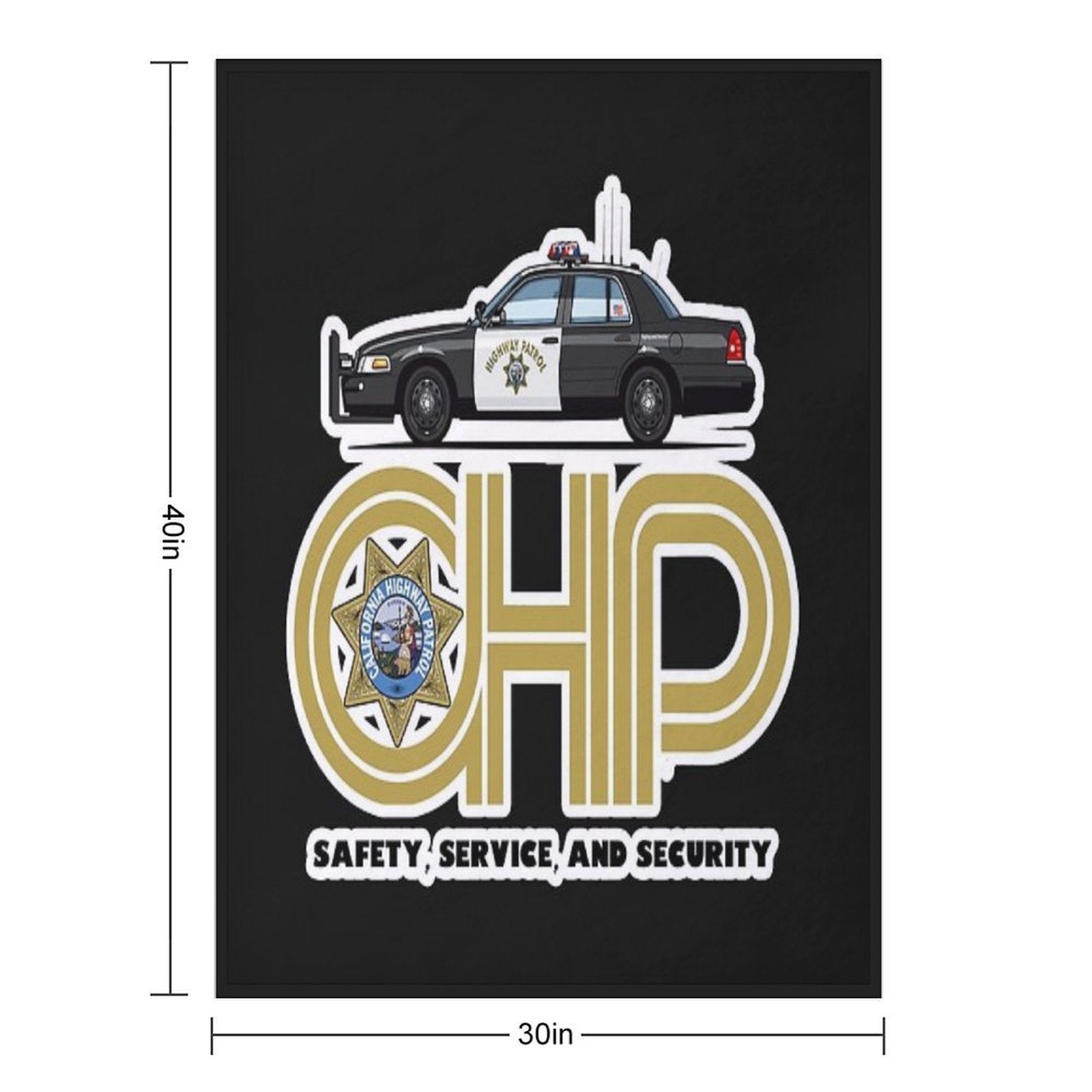 CHP Machine-washable Throw Blanket