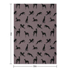 Greyt Greyhound Silhouettes - 776366 All-season Throw Blanket