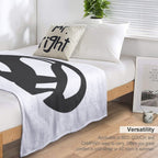 TravelOAZ Monochromatic Pantone Big Size Icon Anti-pilling Throw Blanket