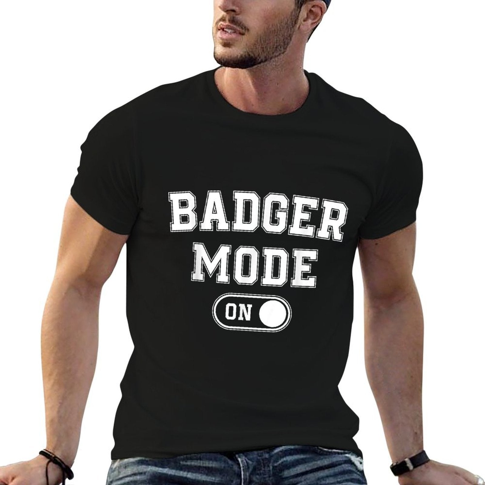 Badger Mode On Costume Funny Honey Seeker Gift Animal Lover  Relaxed-fit T-Shirt