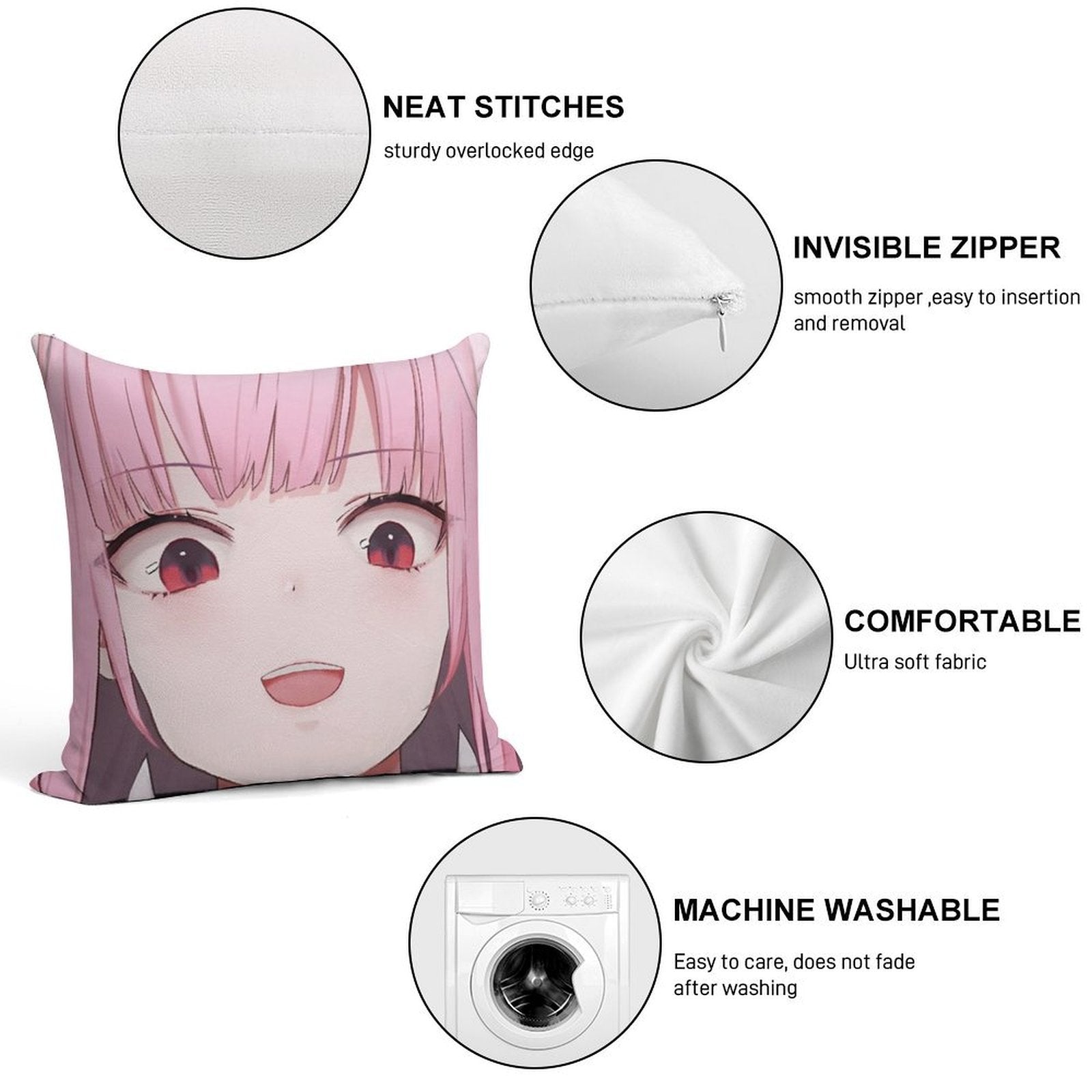 Mori Calliope Soft Style Accent Throw Pillow