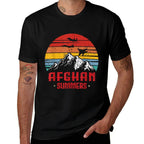 Afghan Summers Veteran Funny Afghanistan Veteran Gift  Slim-fit Cut T-Shirt
