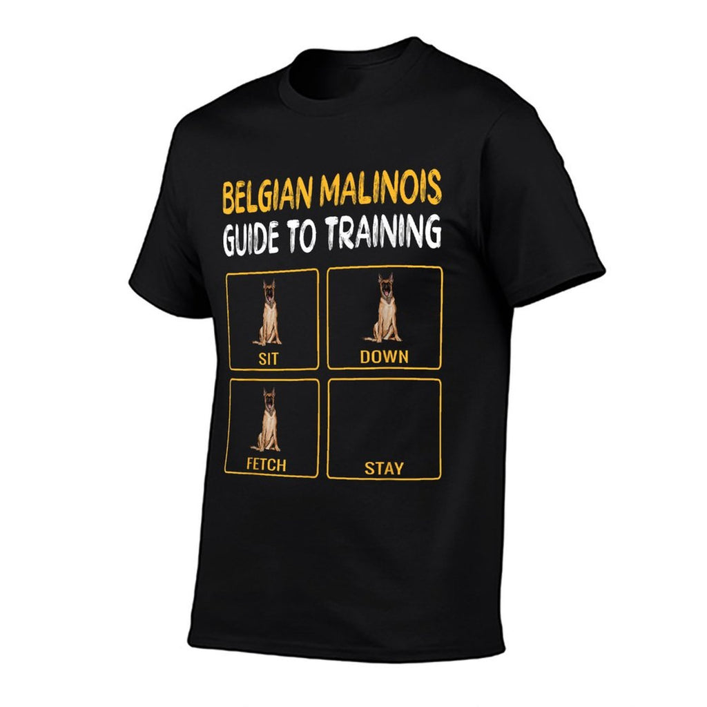 Funny Belgian Malinoi Guide To Training Dog Obedience for Men Women  Versatile T-Shirt