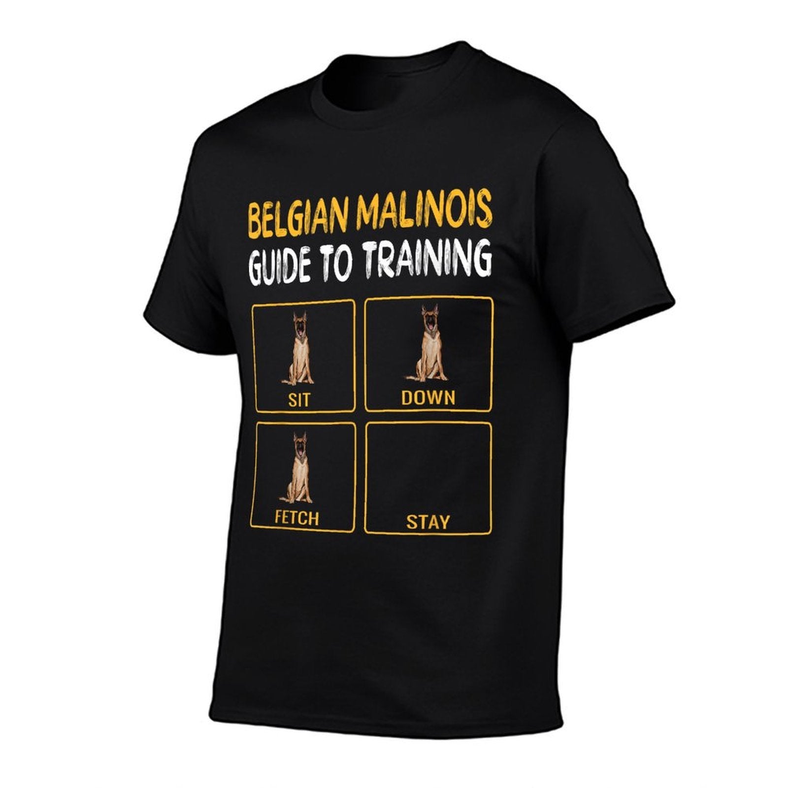 Funny Belgian Malinoi Guide To Training Dog Obedience for Men Women  Versatile T-Shirt