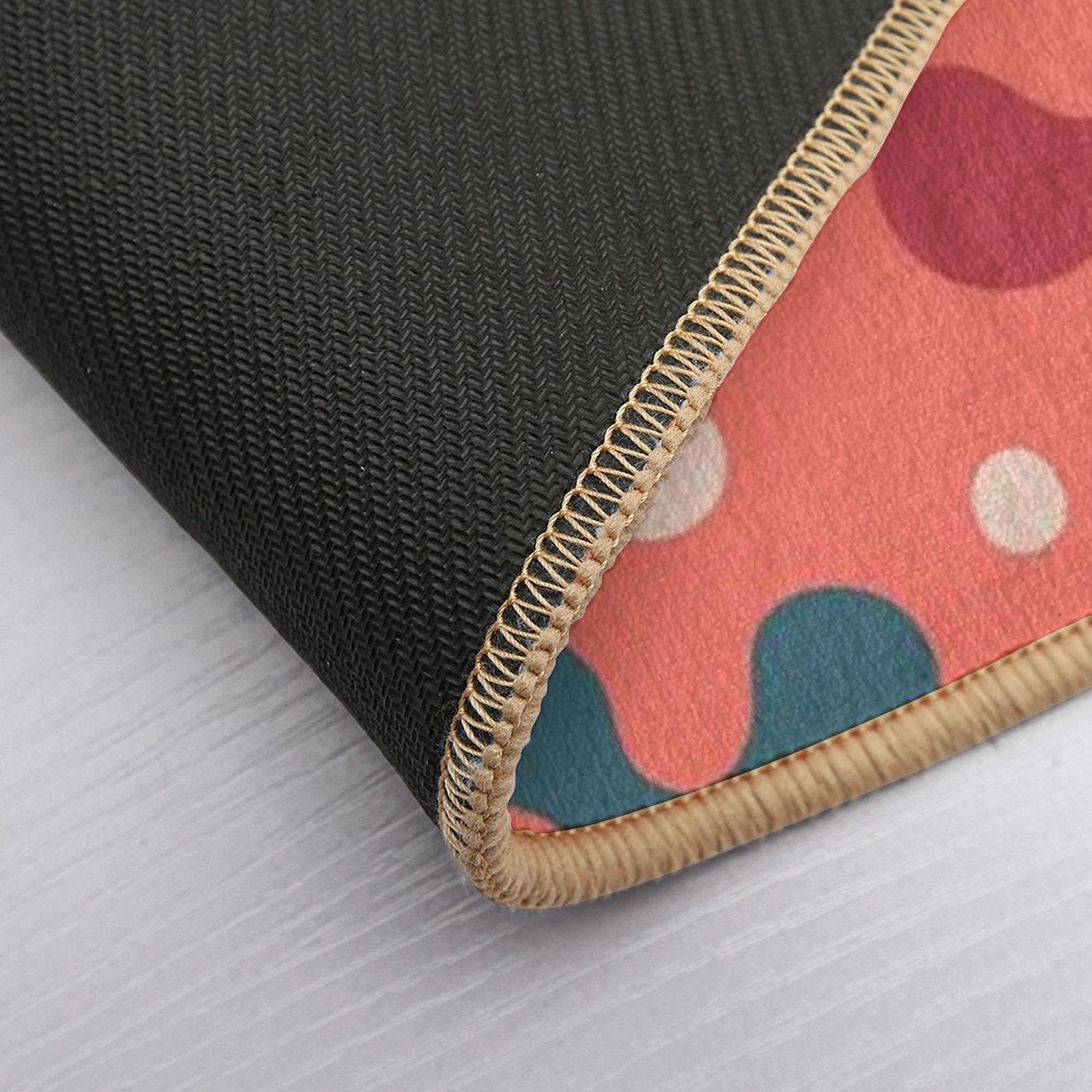 Pretty Mid Century Modern Floral Pattern 849  Odorless Bath Mat