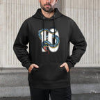 10th Birthday Snake Lover Ten 10 Year Old Birthday Boy Girl Casual Wear Hoodie