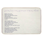 Youre on Your Own Lyric  Versatile Bath Mat