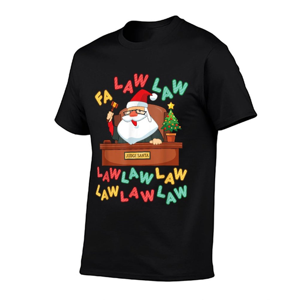 Fa Law Law Santa Claus Judge Lawyer Christmas  Versatile T-Shirt