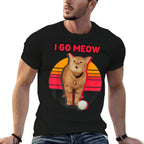 I Go Meow Cat Meme Funny Memes Internet Memes Cat Lover Joke Men Women Kids  Versatile T-Shirt