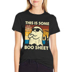 This Is Some Boo Sheet Ghost Retro Funny Halloween Men Women  Affordable Price T-Shirt