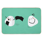 Silly Play Onigiri  Slip-Resistant Bath Mat