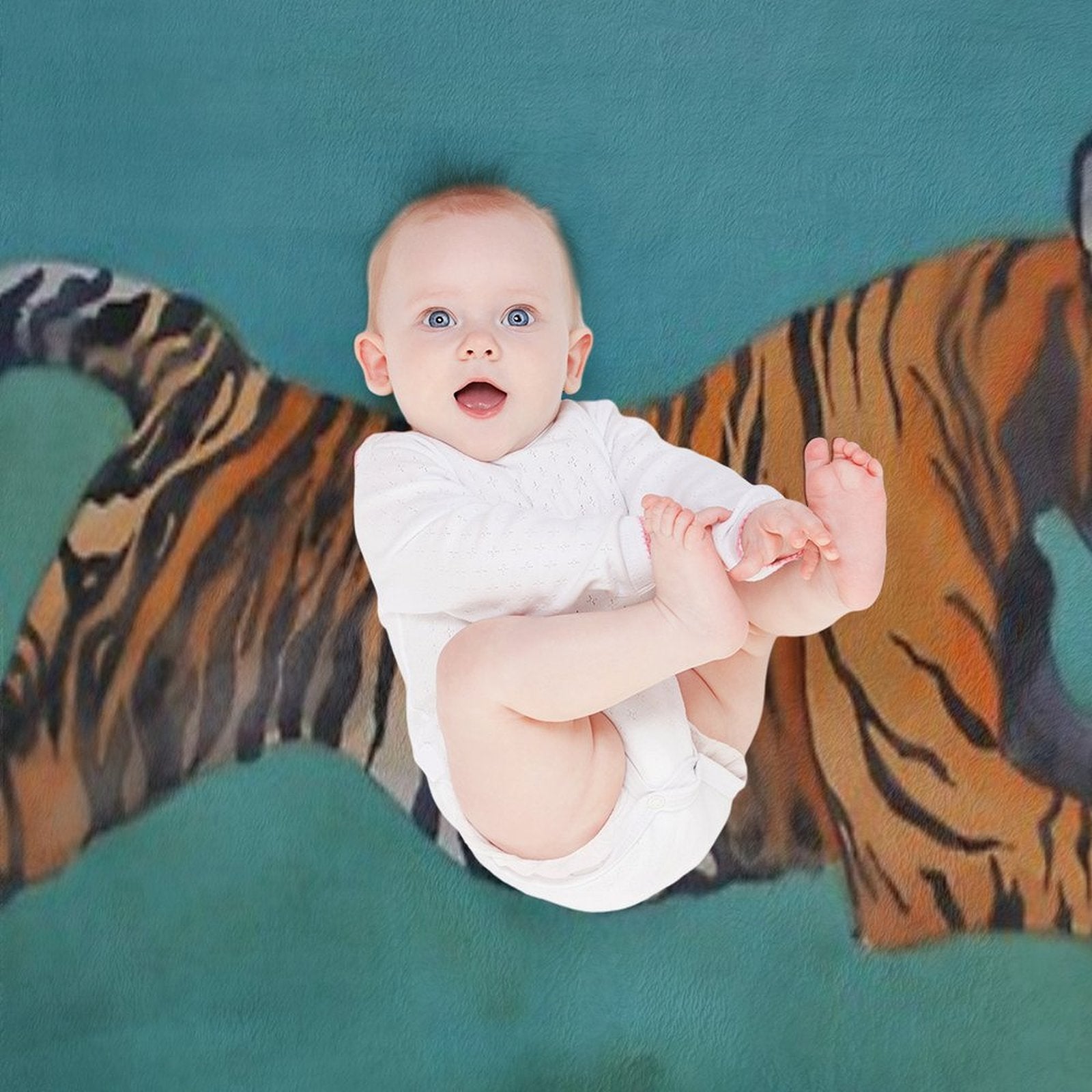 Tiger Multi-functional Throw Blanket