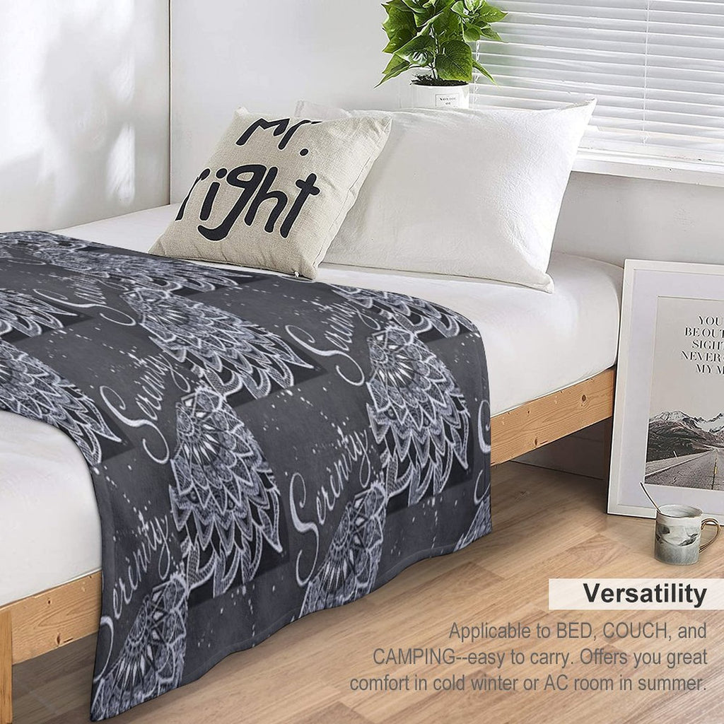 Serenity Mandela Shrink-resistant Throw Blanket