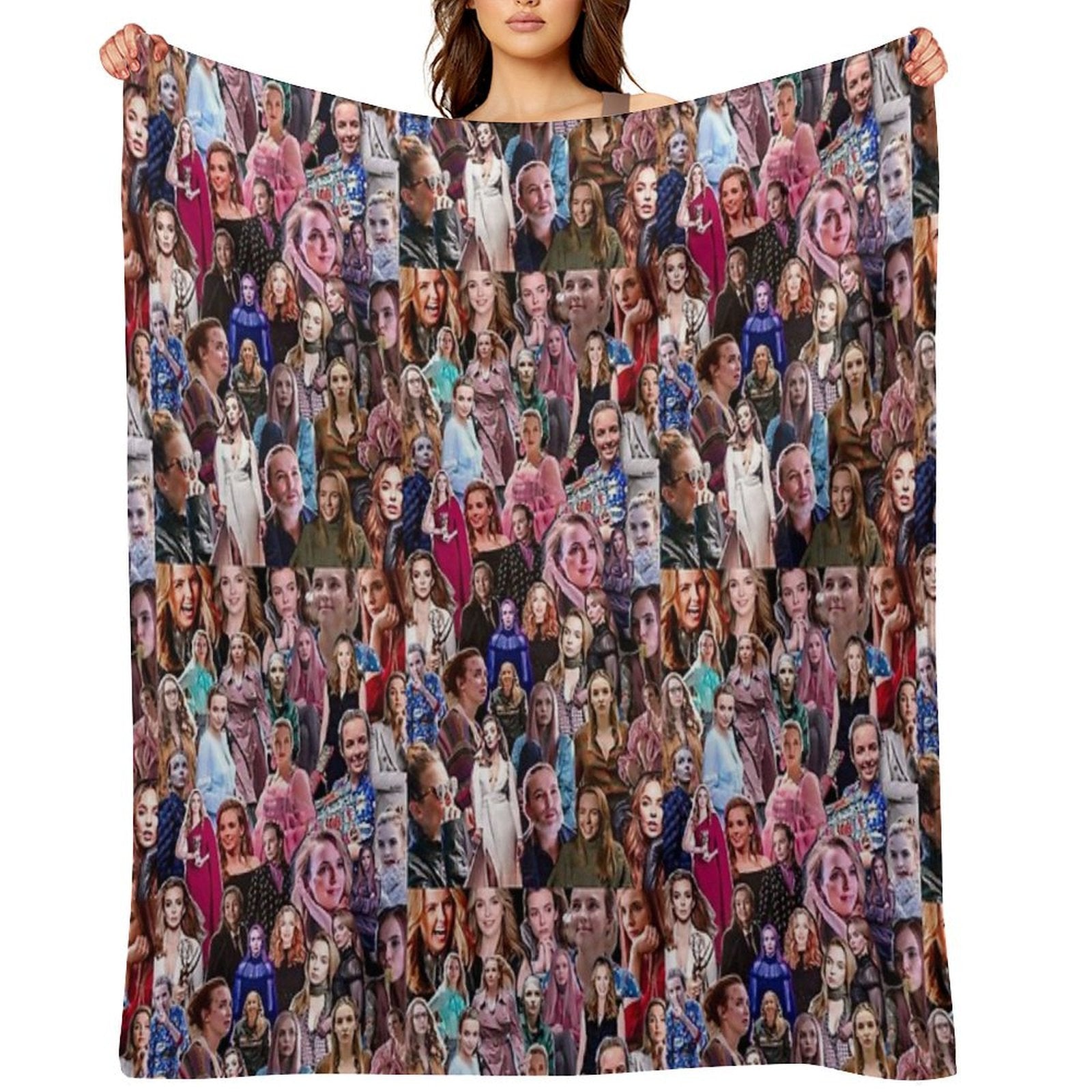 Villanelle Collage Lightweight Throw Blanket