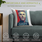 Gary Soft Short Plush Fabric Throw Pillow