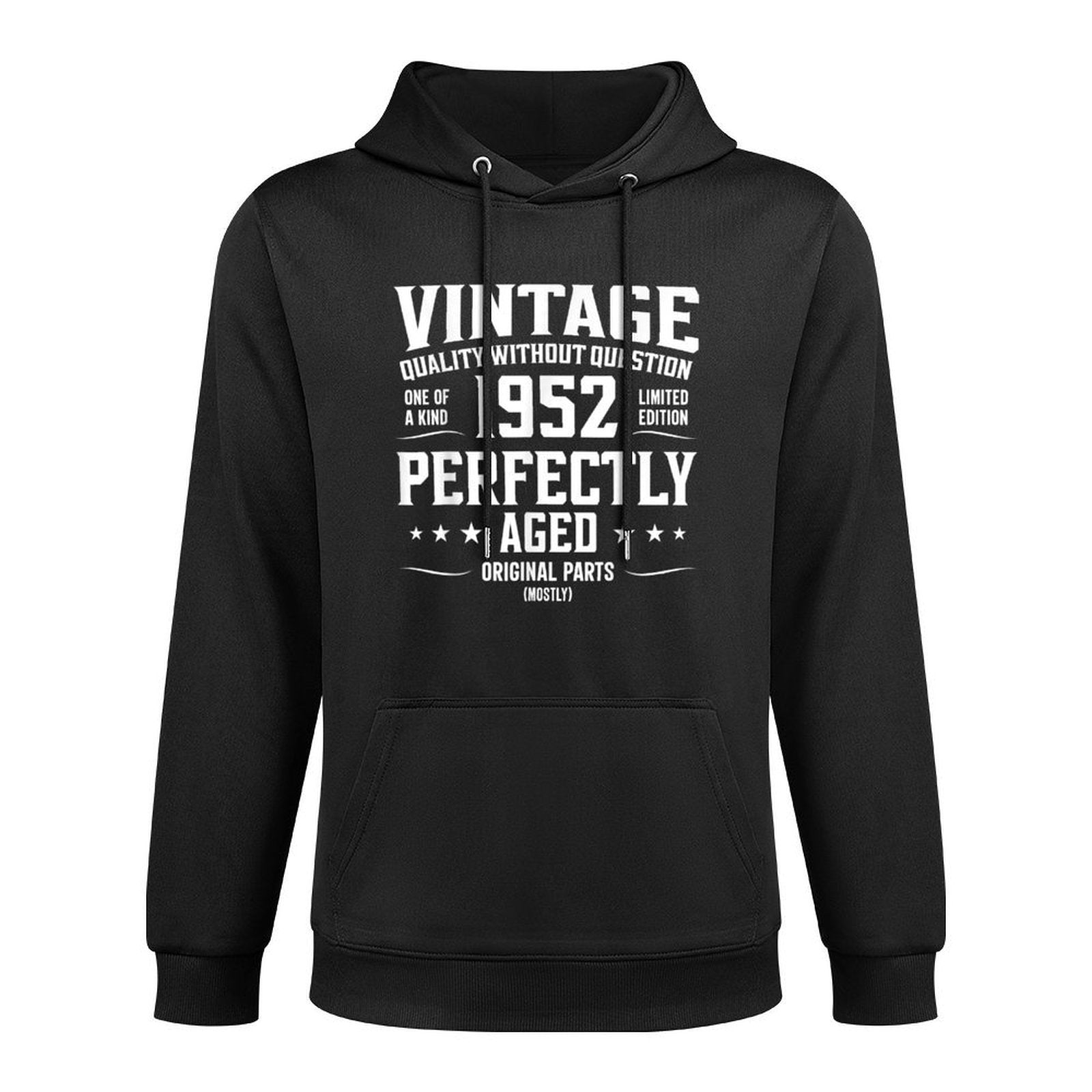 70th Birthday Vintage Made In 1952 Classic Design Unisex Design Hoodie