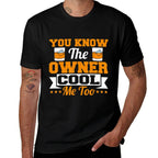 I Know The Owner Too Intoxicologist Cocktail Lover Bartender  Moisture-wicking T-Shirt
