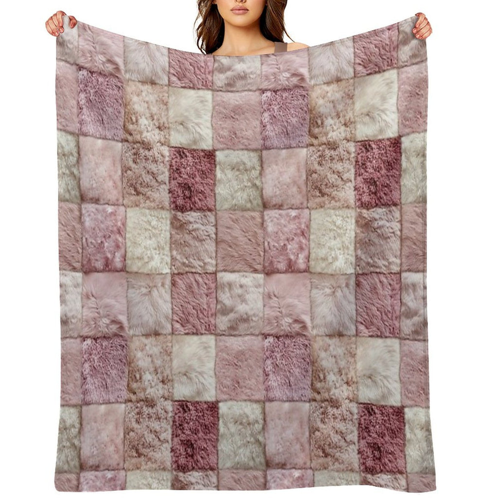 Soft And Plush Textures Wrinkle-free Throw Blanket