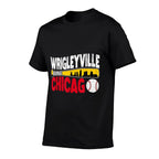 Graphic Chicago States Throwback Design Classic Wrigleyville  Summer-ready Fabric T-Shirt
