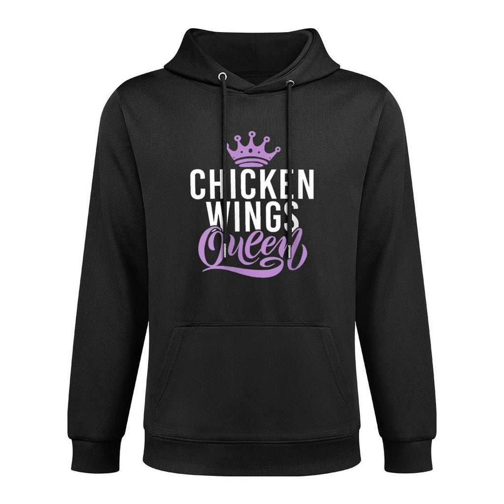 Womens Chicken Wings Queen Versatile Streetwear Hoodie